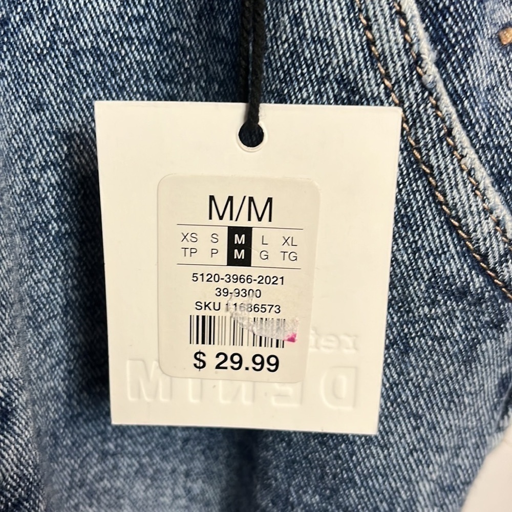 REFUGE Denim Bib Overall Shorts. New - Picture 3 of 4